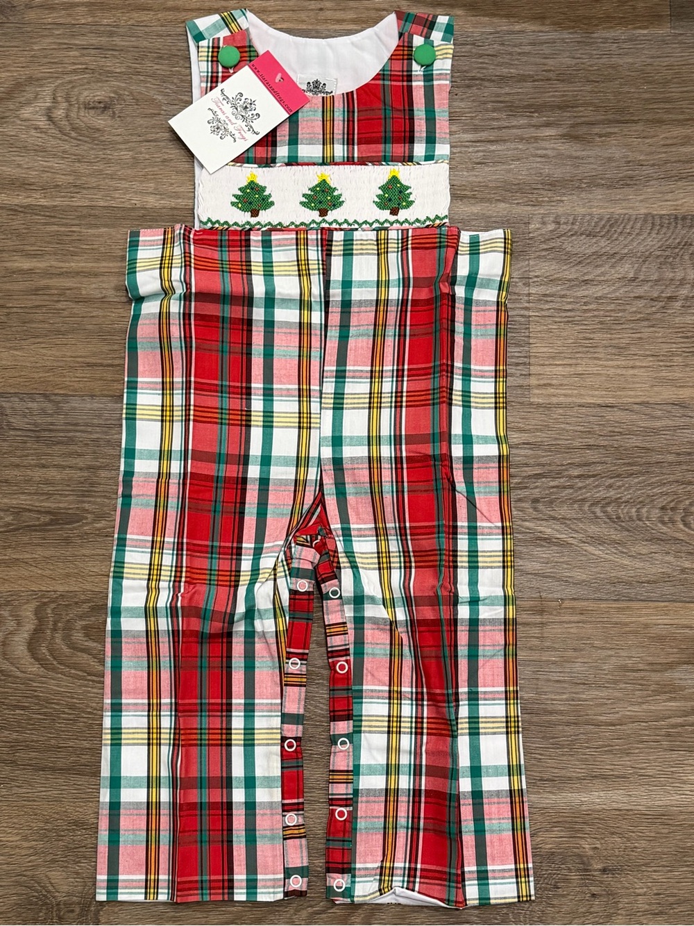 Smocked boys outfit